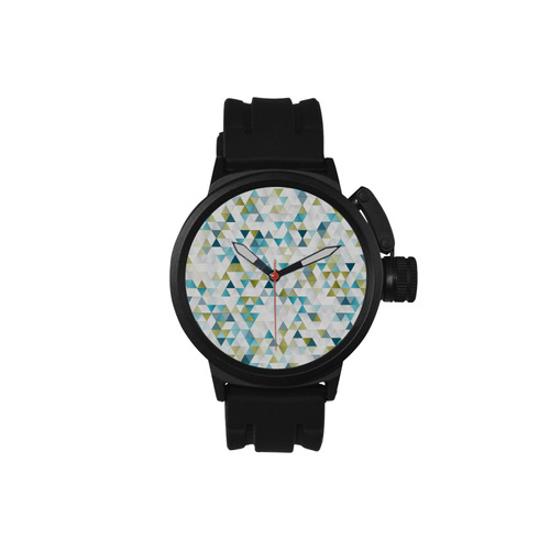 abstract- geometric triangles Men's Sports Watch(Model 309)