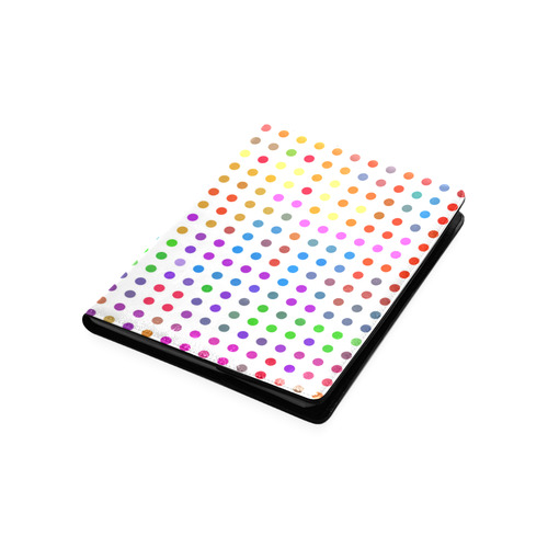 Retro Rainbow Polka Dots Custom NoteBook B5