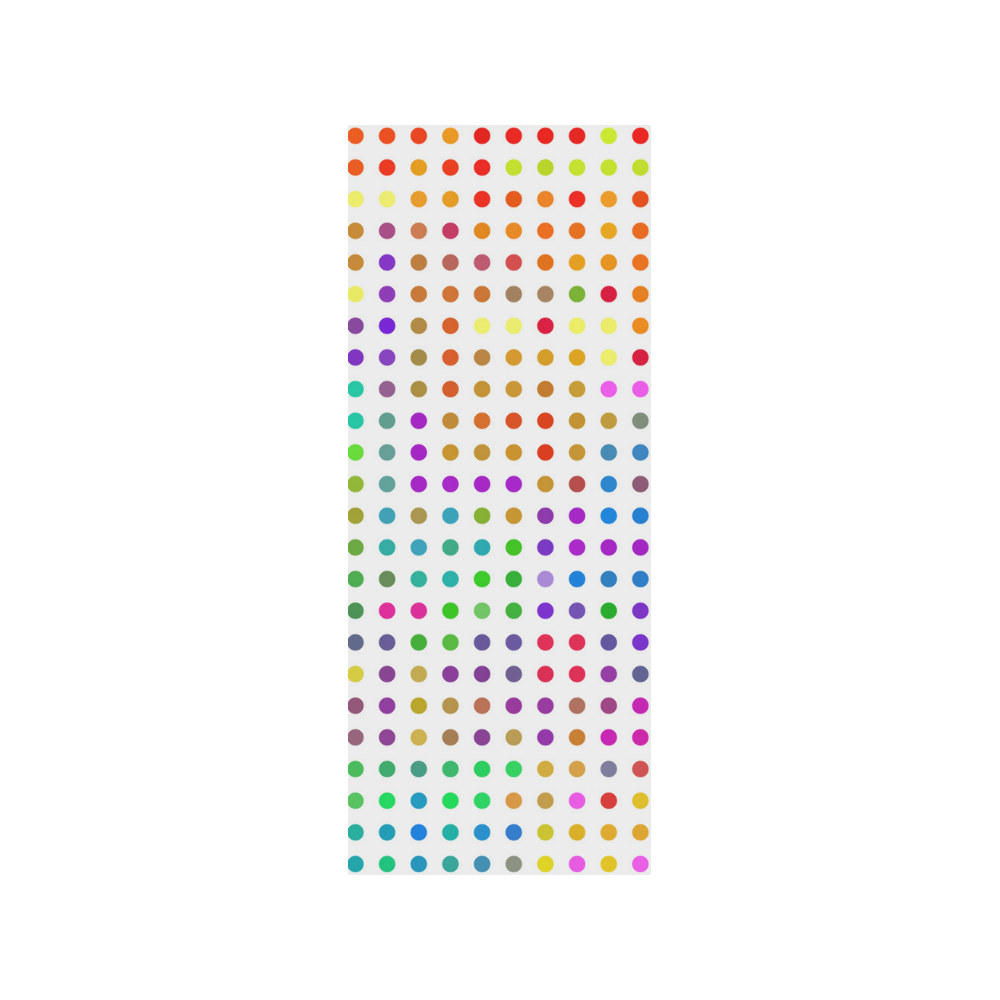 Retro Rainbow Polka Dots Quarter Socks