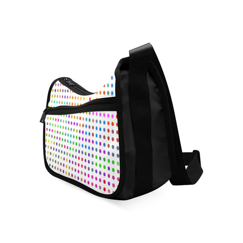 Retro Rainbow Polka Dots Crossbody Bags (Model 1616)