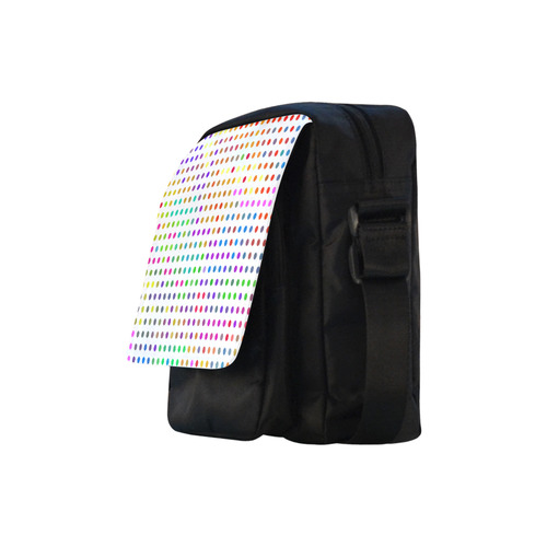 Retro Rainbow Polka Dots Crossbody Nylon Bags (Model 1633)