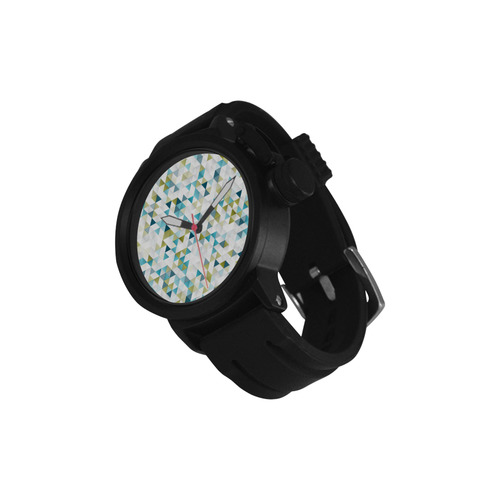 abstract- geometric triangles Men's Sports Watch(Model 309)