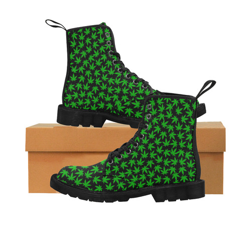 4-20 ALT Martin Boots for Women (Black) (Model 1203H)