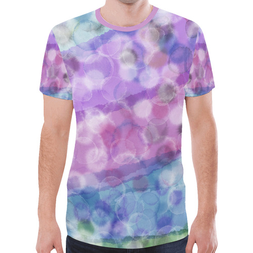WATERCOLOR POINTS New All Over Print T-shirt for Men (Model T45)