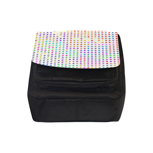 Retro Rainbow Polka Dots Crossbody Nylon Bags (Model 1633)