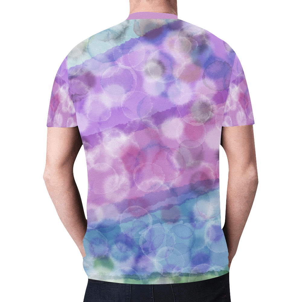 WATERCOLOR POINTS New All Over Print T-shirt for Men (Model T45)