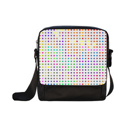 Retro Rainbow Polka Dots Crossbody Nylon Bags (Model 1633)