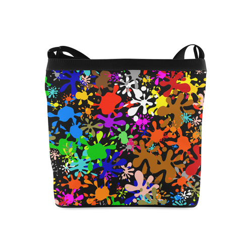 Paint Splats & Ink Blots Crossbody Bags (Model 1613)