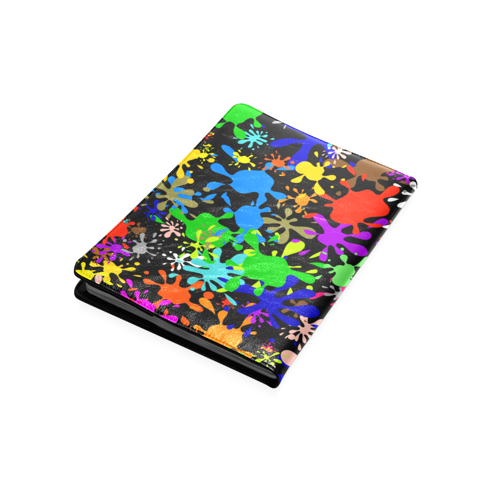 Paint Splats & Ink Blots Custom NoteBook B5