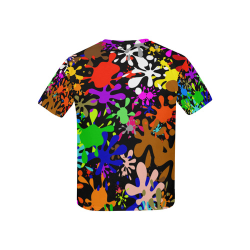 Paint Splats & Ink Blots Kids' All Over Print T-shirt (USA Size) (Model T40)