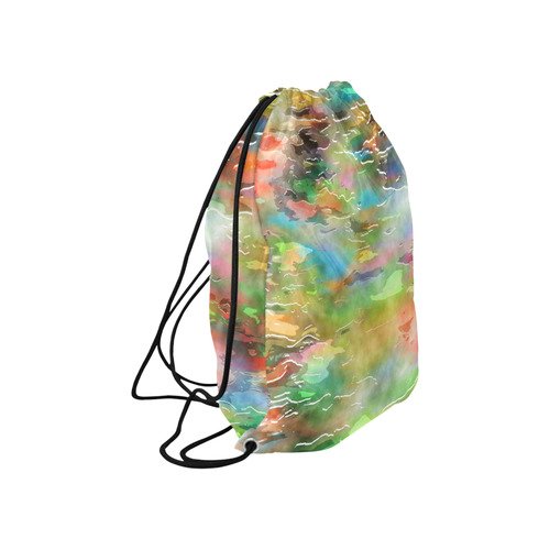 Watercolor Paint Wash Large Drawstring Bag Model 1604 (Twin Sides)  16.5"(W) * 19.3"(H)