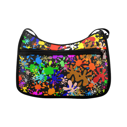 Paint Splats & Ink Blots Crossbody Bags (Model 1616)