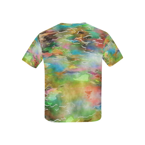 Watercolor Paint Wash Kids' All Over Print T-shirt (USA Size) (Model T40)