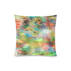 Watercolor Paint Wash Custom Zippered Pillow Case 20"x20"(Twin Sides)