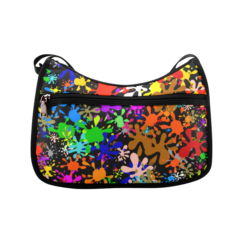 Paint Splats & Ink Blots Crossbody Bags (Model 1616)