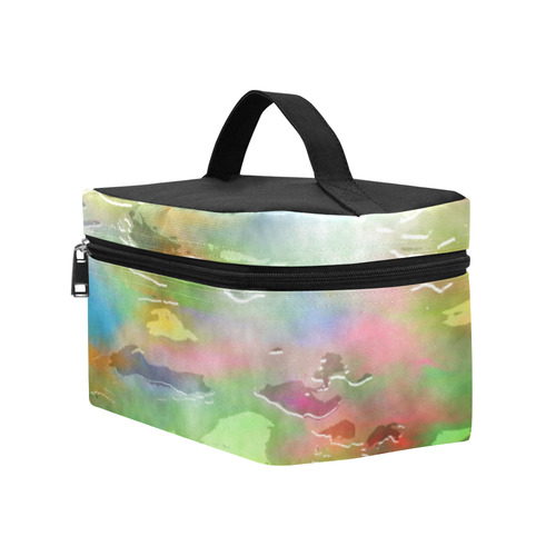 Watercolor Paint Wash Cosmetic Bag/Large (Model 1658)