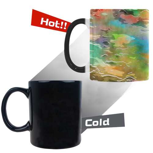 Watercolor Paint Wash Custom Morphing Mug