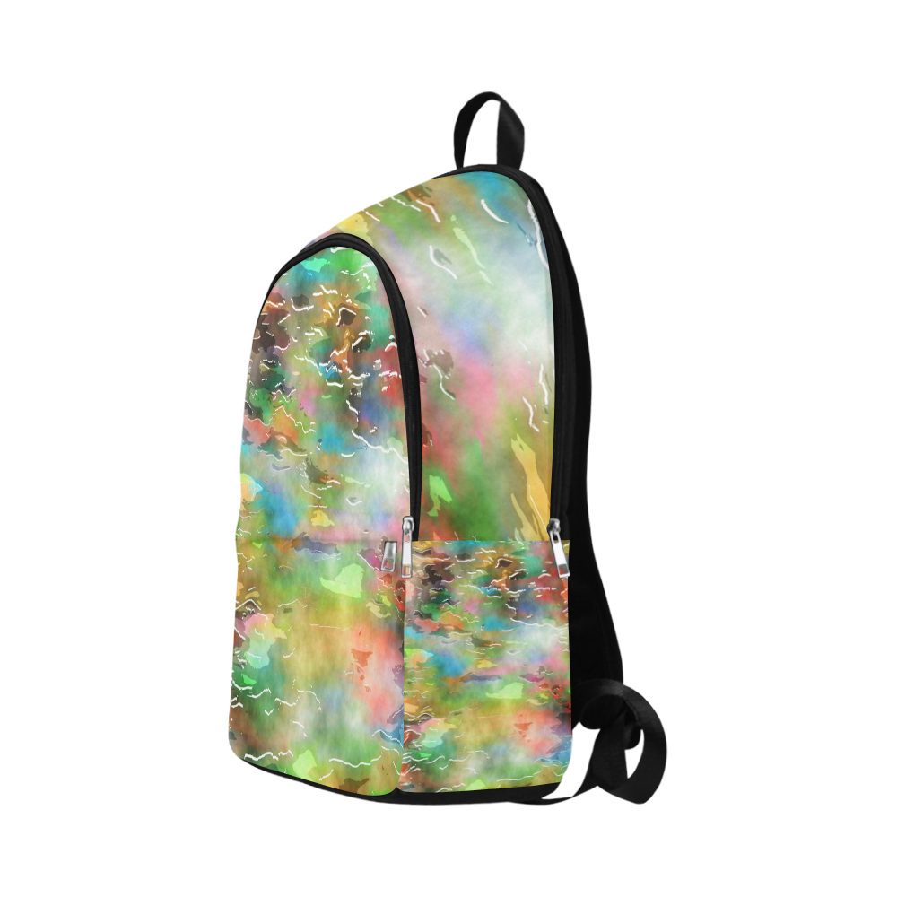 Watercolor Paint Wash Fabric Backpack for Adult (Model 1659)