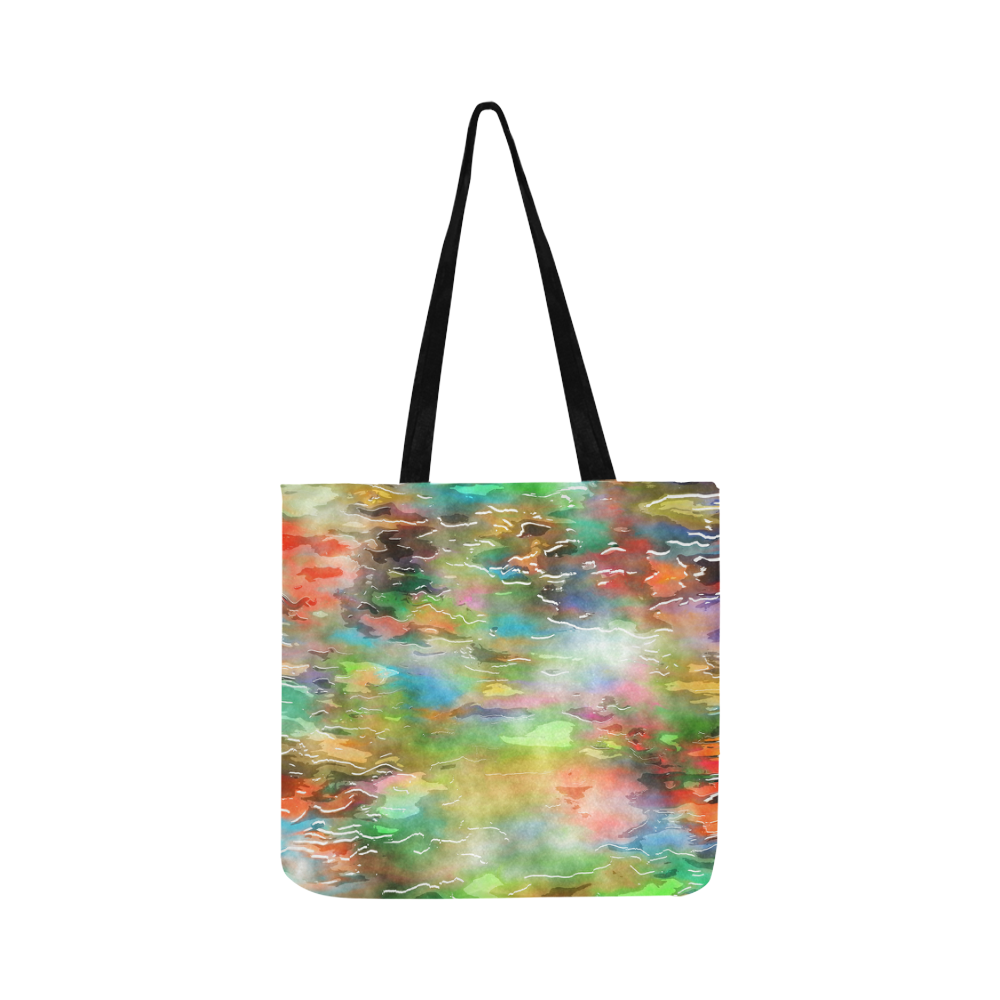 Watercolor Paint Wash Reusable Shopping Bag Model 1660 (Two sides)