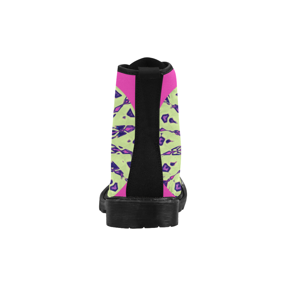 Colorful Mandala D Martin Boots for Women (Black) (Model 1203H)