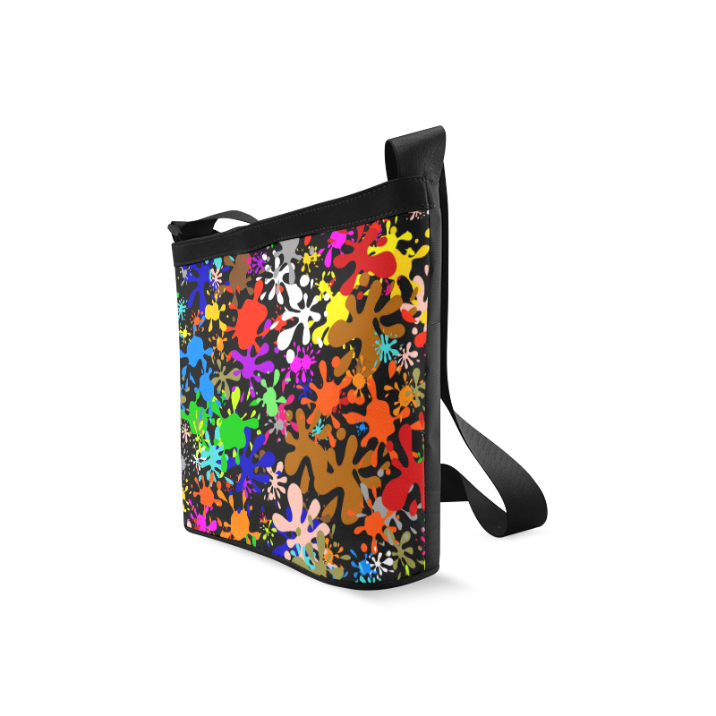 Paint Splats & Ink Blots Crossbody Bags (Model 1613)