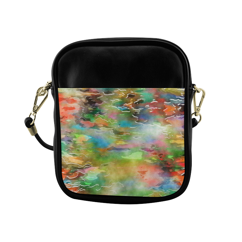 Watercolor Paint Wash Sling Bag (Model 1627)