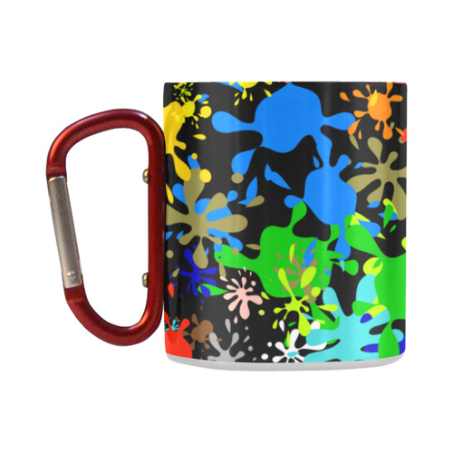 Paint Splats & Ink Blots Classic Insulated Mug(10.3OZ)