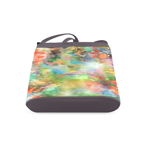 Watercolor Paint Wash Crossbody Bags (Model 1613)