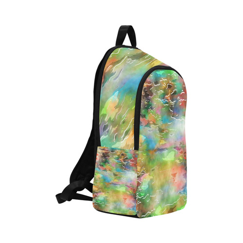 Watercolor Paint Wash Fabric Backpack for Adult (Model 1659)