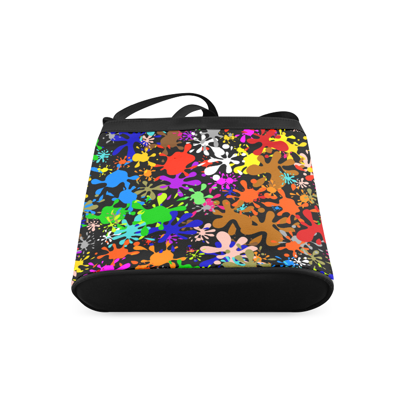 Paint Splats & Ink Blots Crossbody Bags (Model 1613)