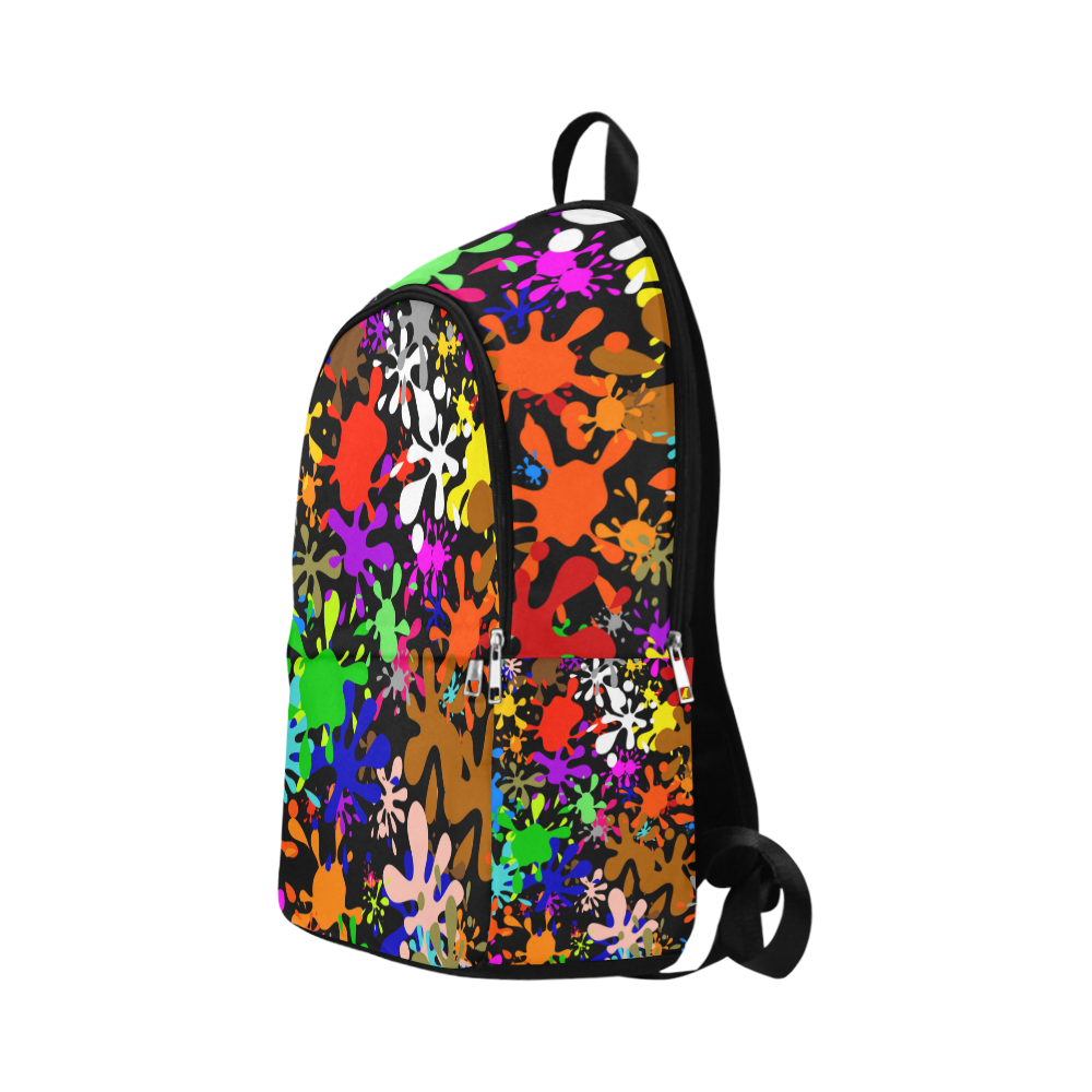 Paint Splats & Ink Blots Fabric Backpack for Adult (Model 1659)
