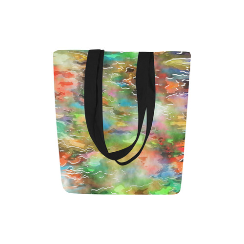 Watercolor Paint Wash Canvas Tote Bag (Model 1657)