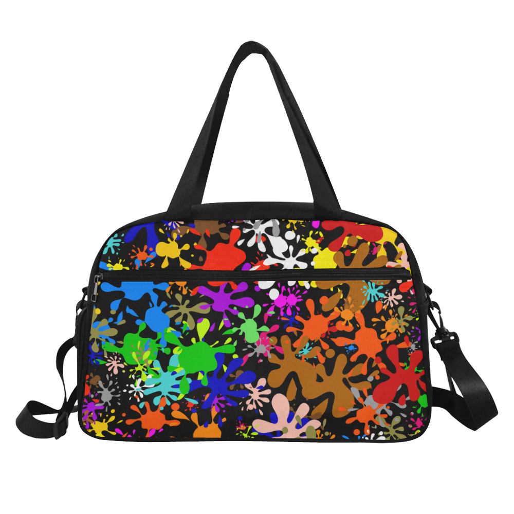 Paint Splats & Ink Blots Fitness Handbag (Model 1671)