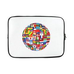 International Travel Flag World Custom Laptop Sleeve 15''