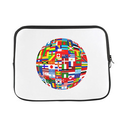 International Travel Flag World Laptop Sleeve 11''