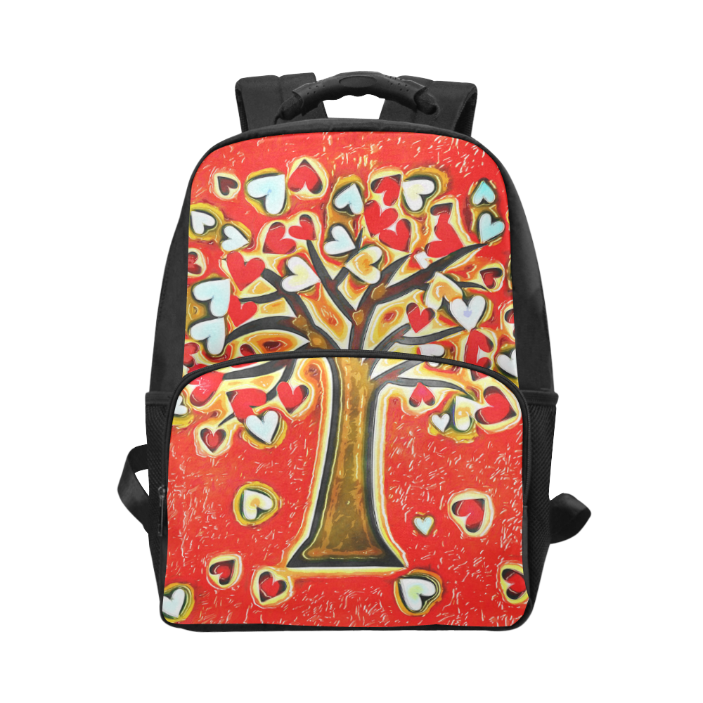 Watercolor Love Tree Unisex Laptop Backpack (Model 1663)