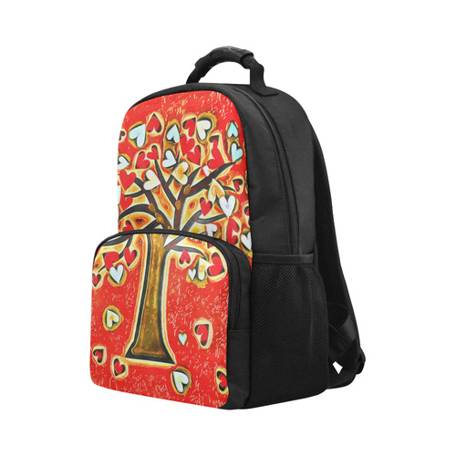 Watercolor Love Tree Unisex Laptop Backpack (Model 1663)