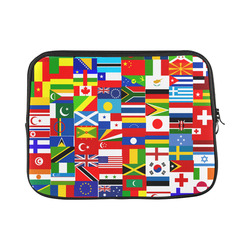 World Flag Montage Custom Laptop Sleeve 13"