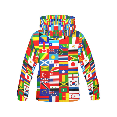 World outlet flag hoodie