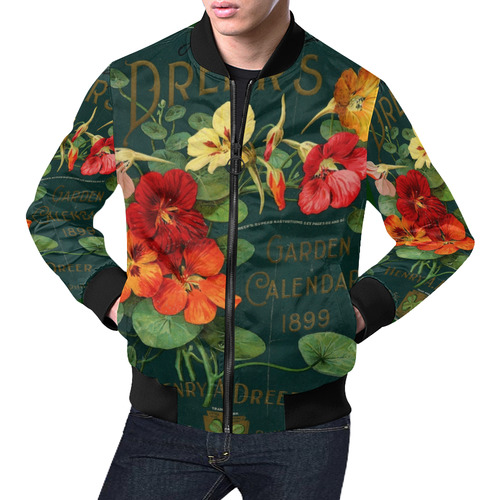 Take a Break All Over Print Bomber Jacket for Men (Model H19)