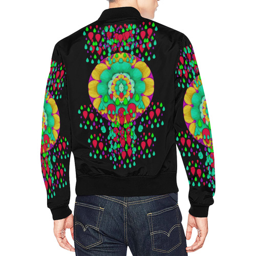 Rain meets sun in soul and mind All Over Print Bomber Jacket for Men (Model H19)