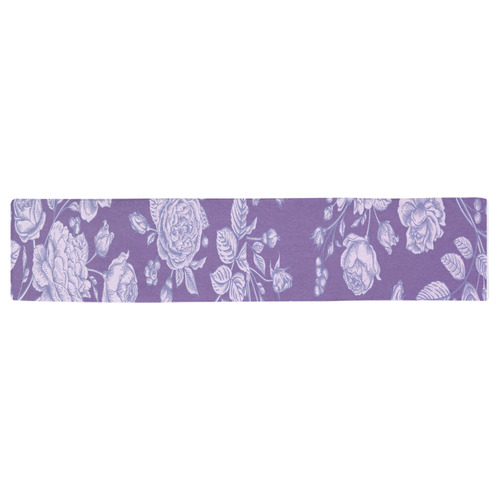 Roses Mauve Table Runner Table Runner 16x72 inch