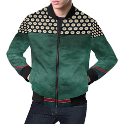 Sahra by Vaatekaappi All Over Print Bomber Jacket for Men (Model H19)