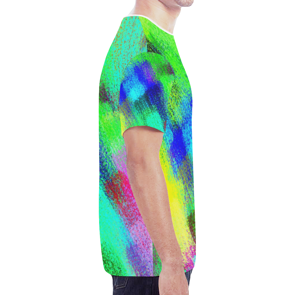 Colors and joy 3 by FeelGood New All Over Print T-shirt for Men (Model T45)