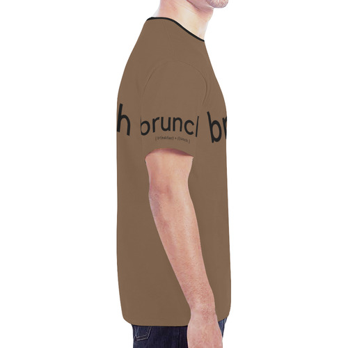 Mens T-Shirt Brpwn Brunch New All Over Print T-shirt for Men (Model T45)