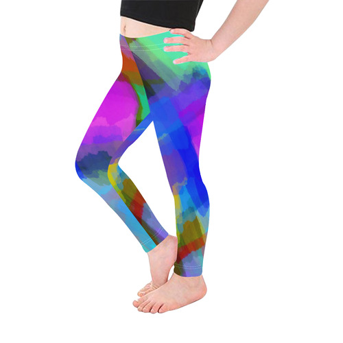 Colors and joy 2 by FeelGood Kid's Ankle Length Leggings (Model L06)