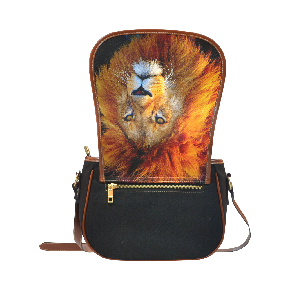 LION Saddle Bag/Small (Model 1649)(Flap Customization)
