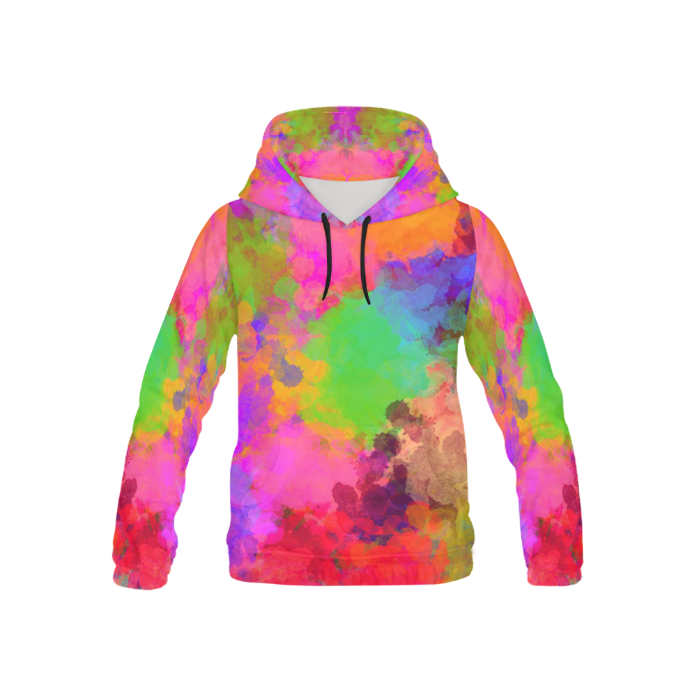 Colors and joy 4 by FeelGood All Over Print Hoodie for Kid (USA Size) (Model H13)