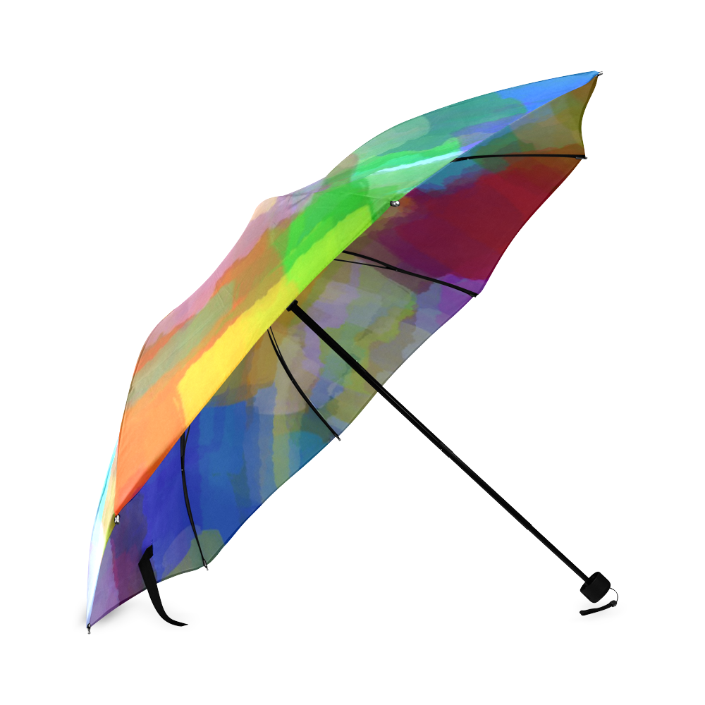 Colors and joy 2 by FeelGood Foldable Umbrella (Model U01)