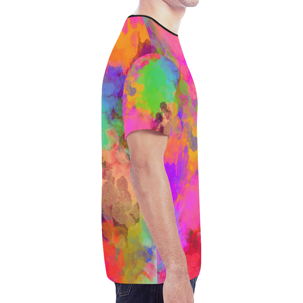 Colors and joy 4 by FeelGood New All Over Print T-shirt for Men (Model T45)